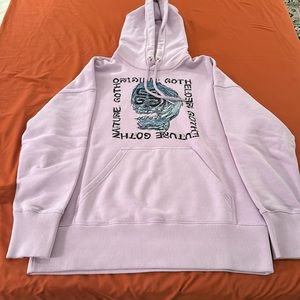 Givenchy Slim Fit Hoodie in Lilac